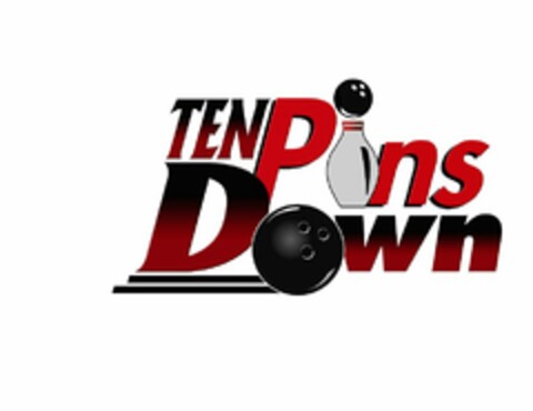 TEN PINS DOWN Logo (USPTO, 22.03.2013)