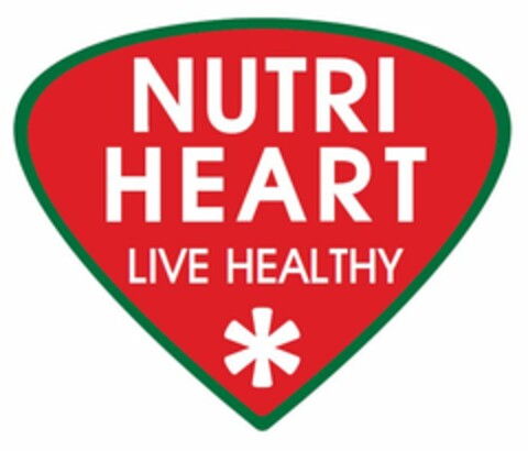 NUTRI HEART LIVE HEALTHY Logo (USPTO, 05/29/2013)