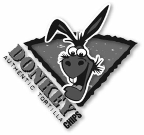 DONKEY AUTHENTIC TORTILLA CHIPS Logo (USPTO, 11.07.2013)