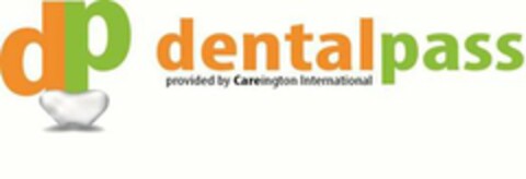 D P DENTALPASS PROVIDED BY CAREINGTON INTERNATIONAL Logo (USPTO, 23.07.2013)