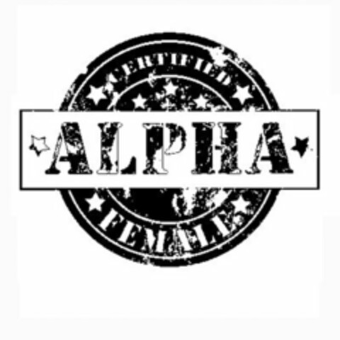 CERTIFIED ALPHA FEMALE Logo (USPTO, 08.10.2013)