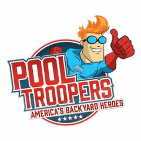 POOL TROOPERS AMERICA'S BACKYARD HEROES Logo (USPTO, 07.01.2014)