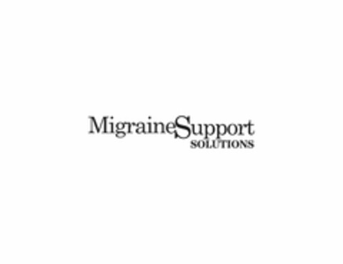 MIGRAINESUPPORT SOLUTIONS Logo (USPTO, 11.04.2014)
