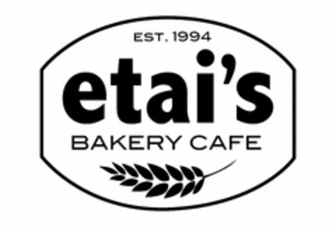 EST. 1994 ETAI'S BAKERY CAFE Logo (USPTO, 04/21/2014)