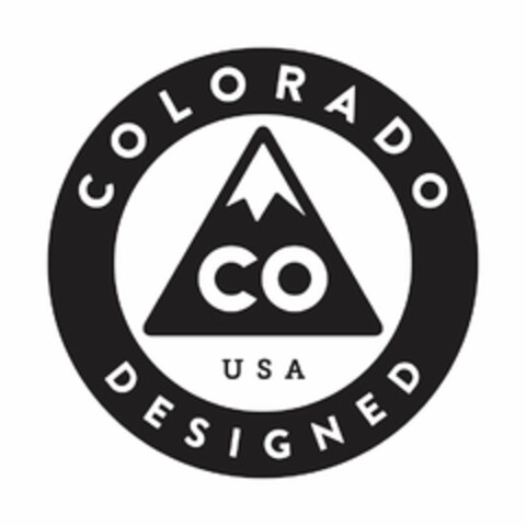 COLORADO DESIGNED CO USA Logo (USPTO, 15.07.2014)