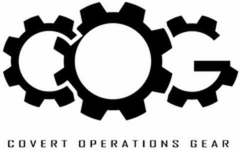 COG COVERT OPERATIONS GEAR Logo (USPTO, 09/08/2014)