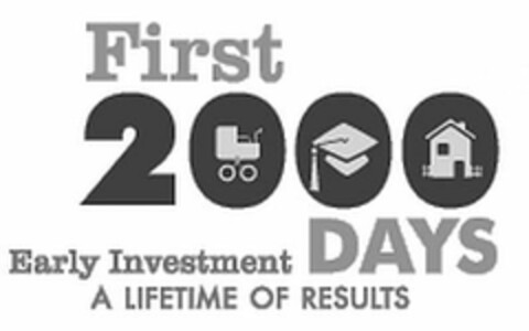 FIRST 2000 DAYS EARLY INVESTMENT A LIFETIME OF RESULTS Logo (USPTO, 13.02.2015)