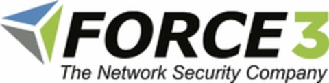 FORCE 3 THE NETWORK SECURITY COMPANY Logo (USPTO, 02/18/2015)