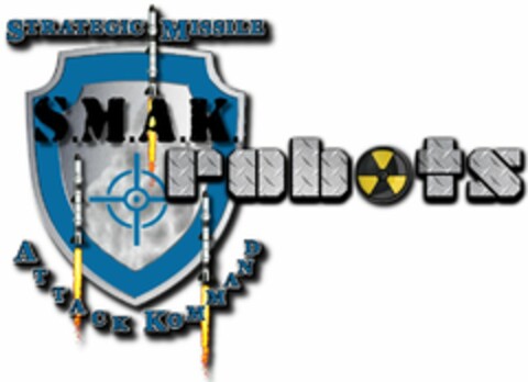 S.M.A.K. ROBOTS STRATEGIC MISSILE ATTACK KOMMAND Logo (USPTO, 04.03.2015)