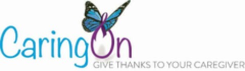 CARINGON GIVE THANKS TO YOUR CAREGIVER Logo (USPTO, 20.03.2015)