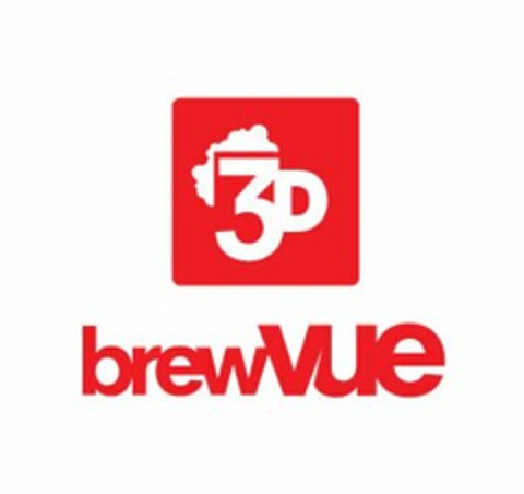 BREWVUE 3D Logo (USPTO, 05/26/2015)