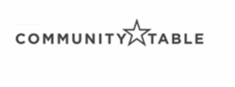 COMMUNITY TABLE Logo (USPTO, 10/13/2015)