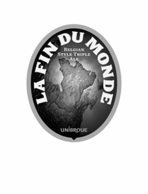 LA FIN DU MONDE BELGIAN STYLE TRIPLE ALE UNIBROUE Logo (USPTO, 15.01.2016)