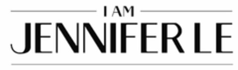 I AM JENNIFER LE Logo (USPTO, 14.09.2016)
