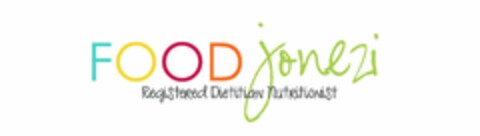 FOOD JONEZI REGISTERED DIETITIAN NUTRITIONIST Logo (USPTO, 11.11.2016)