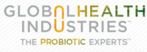 GLOBALHEALTH INDUSTRIES THE PROBIOTIC EXPERTS Logo (USPTO, 12/13/2016)