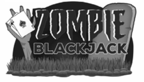 ZOMBIE BLACKJACK Logo (USPTO, 04/11/2017)