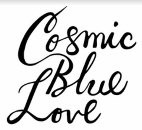 COSMIC BLUE LOVE Logo (USPTO, 20.12.2017)