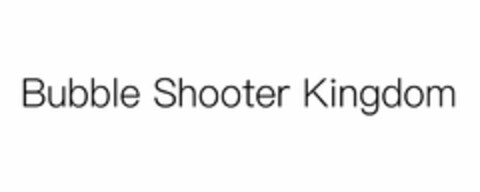 BUBBLE SHOOTER KINGDOM Logo (USPTO, 21.12.2018)