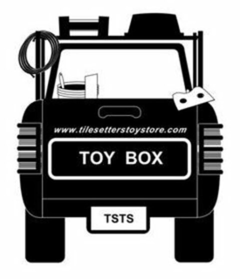 WWW.TILESETTERSTOYSTORE.COM TOY BOX TSTS Logo (USPTO, 11.09.2019)