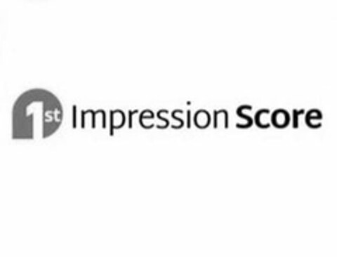 1ST IMPRESSION SCORE Logo (USPTO, 06.01.2020)