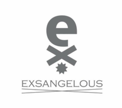 E X EXSANGELOUS Logo (USPTO, 23.03.2020)