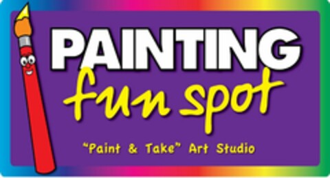 PAINTING FUN SPOT AND "PAINT & TAKE" ART STUDIO Logo (USPTO, 03/04/2009)