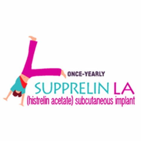 ONCE-YEARLY SUPPRELIN LA (HISTRELIN ACETATE) SUBCUTANEOUS IMPLANT Logo (USPTO, 23.06.2011)