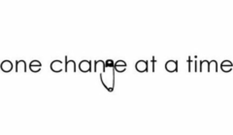 ONE CHANGE AT A TIME Logo (USPTO, 27.10.2011)