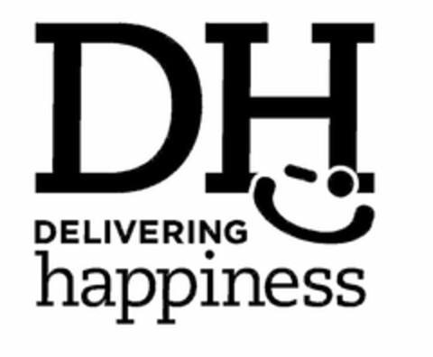 DH DELIVERING HAPPINESS Logo (USPTO, 08.06.2012)