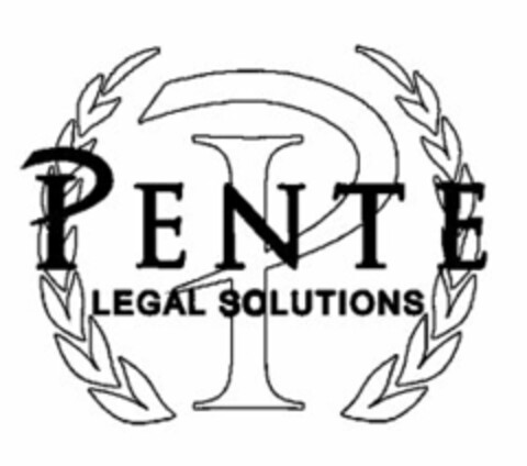 P PENTE LEGAL SOLUTIONS Logo (USPTO, 05.07.2012)