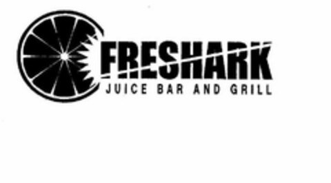 FRESHARK JUICE BAR AND GRILL Logo (USPTO, 13.11.2012)