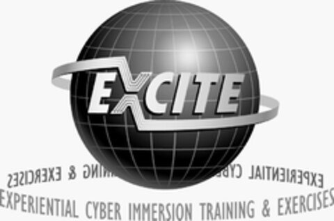 EXCITE EXPERIENTIAL CYBER IMMERSION TRAINING & EXERCISES Logo (USPTO, 12/12/2012)