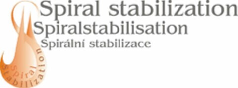 SPIRAL STABILIZATION, SPIRALSTABILISATION, SPIRÁLNÍ STABILIZACE Logo (USPTO, 02/19/2014)