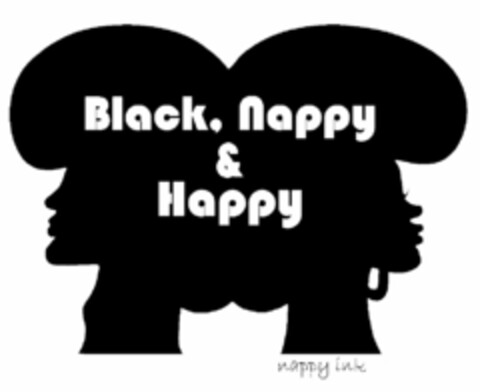 BLACK, NAPPY & HAPPY NAPPY INK Logo (USPTO, 26.03.2014)