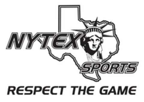 NYTEX SPORTS RESPECT THE GAME Logo (USPTO, 25.04.2014)