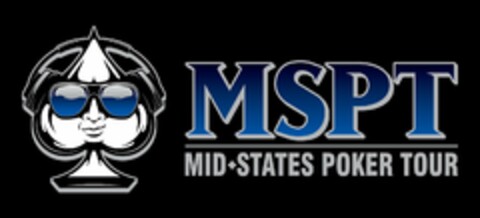 MSPT MID-STATES POKER TOUR Logo (USPTO, 21.07.2014)