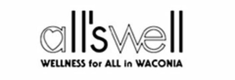 ALL'S WELL WELLNESS FOR ALL IN WACONIA Logo (USPTO, 25.09.2014)