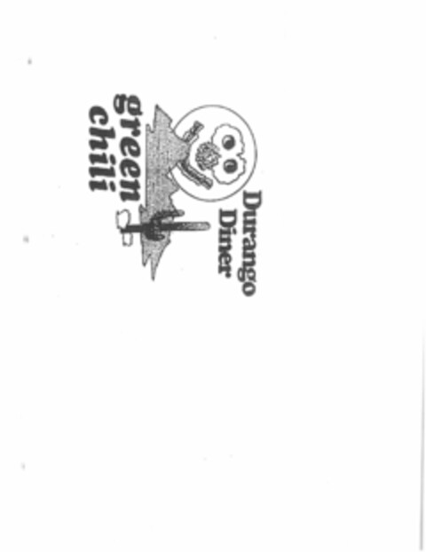 DURANGO DINER GREEN CHILI Logo (USPTO, 11.03.2015)