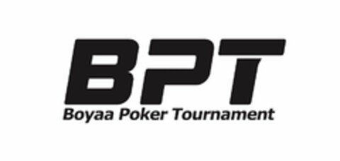 BPT BOYAA POKER TOURNAMENT Logo (USPTO, 09.07.2015)
