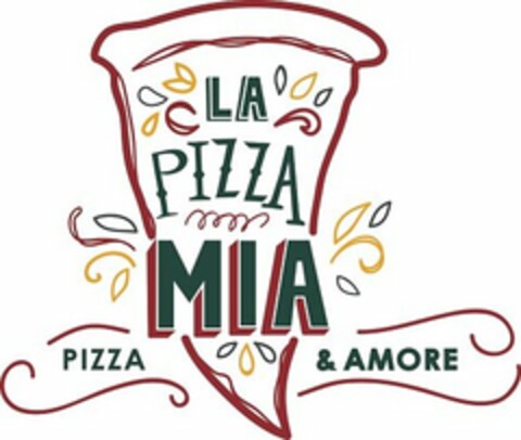 LA PIZZA MIA PIZZA & AMORE Logo (USPTO, 02.12.2015)