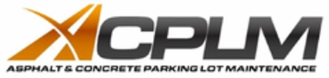 ACPLM ASPHALT & CONCRETE PARKING LOT MAINTENANCE Logo (USPTO, 16.02.2016)