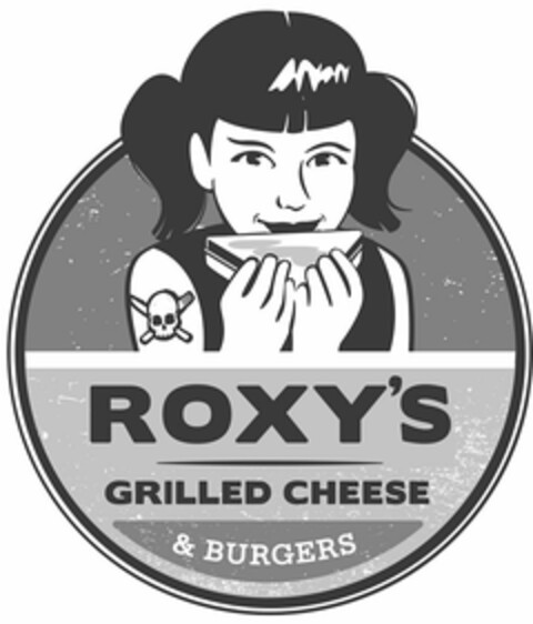 ROXY'S GRILLED CHEESE & BURGERS Logo (USPTO, 03/09/2016)