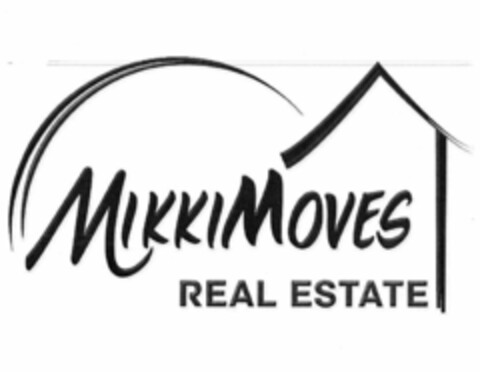 MIKKIMOVES REAL ESTATE Logo (USPTO, 02.08.2016)