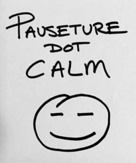 PAUSETURE DOT CALM Logo (USPTO, 08.04.2017)