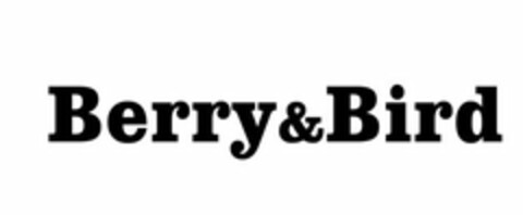 BERRY&BIRD Logo (USPTO, 16.08.2017)