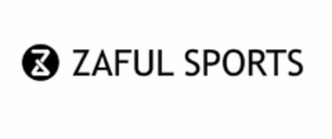 Z ZAFUL SPORTS Logo (USPTO, 04/25/2018)