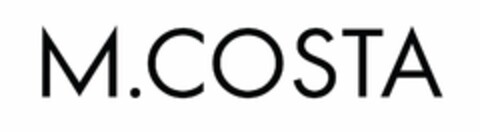 M.COSTA Logo (USPTO, 04.07.2018)