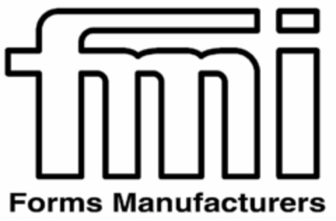 FMI FORMS MANUFACTURERS Logo (USPTO, 03.12.2018)