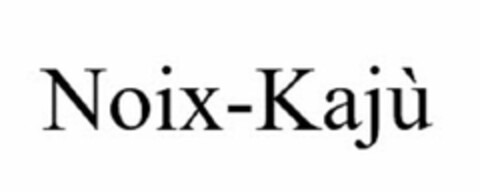 NOIX-KAJU Logo (USPTO, 15.06.2019)